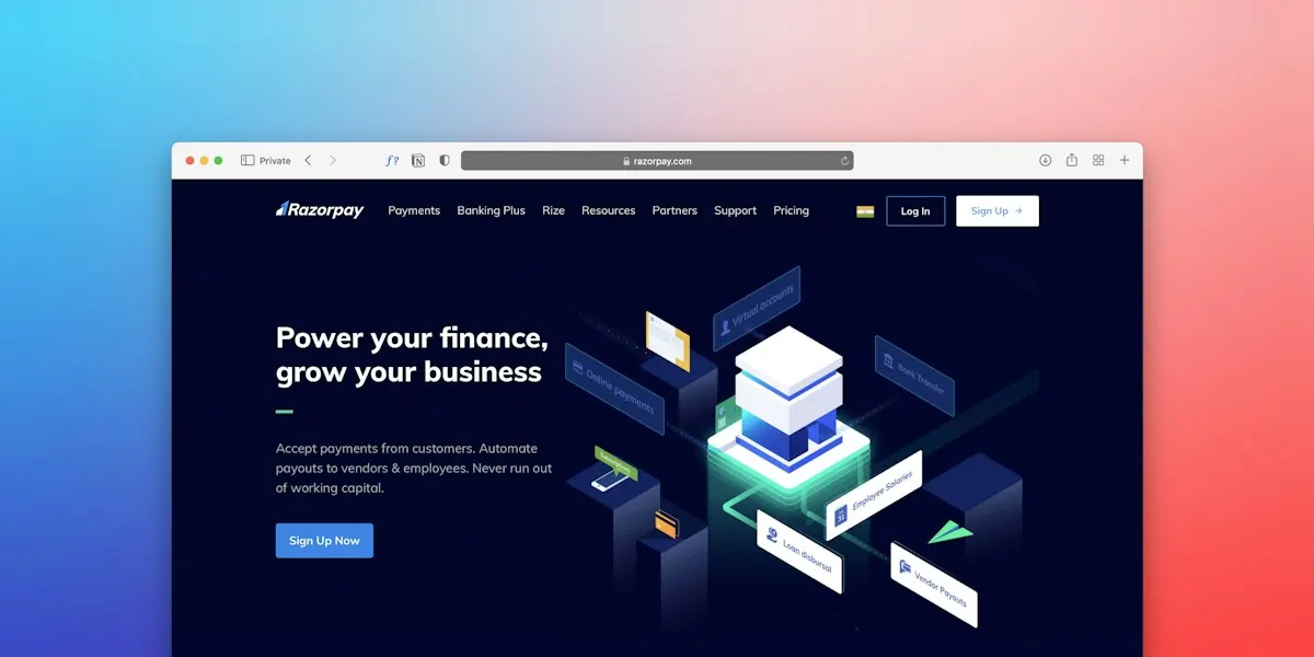 Landing page ou site: tela de computador com uma página de destino de um único botão de ação.